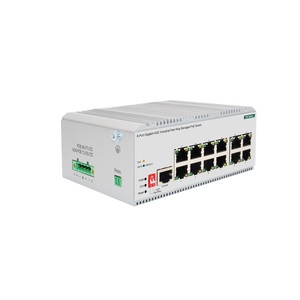 8-Port Gigabit +4GE Industrial Fast Ring Managed PoE Switch